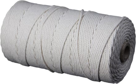Katoenkoord - Ecru - Touw - spoel 500gr - dikte 2,8mm - lengte 175 mtr (Nr.48)