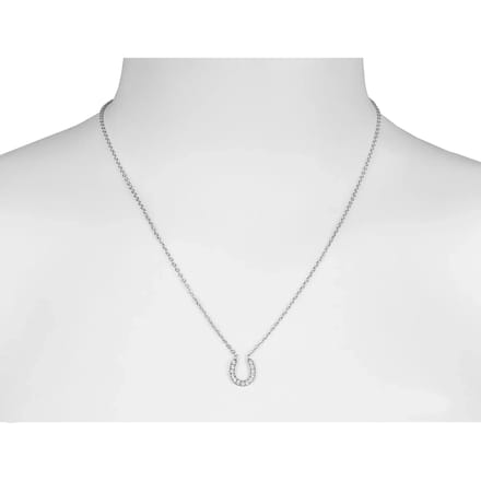 Horseshoe collier met strass HORKA