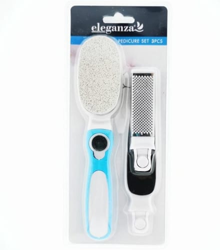 Eleganza Pedicureset - 3 Delig - Blauw