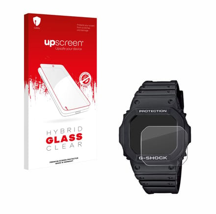 upscreen - Screenprotector voor Casio G-Shock GW-M5610-1ER - Folie Beschermfolie Beschermglas transparant
