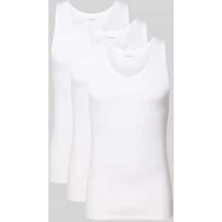 Calvin Klein 3-Pack Lounge Tanktops Heren - Wit - Maat M