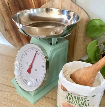 Plint Retro Keukenweegschaal Leaf Groen Mint  Retro-Look  Vintage