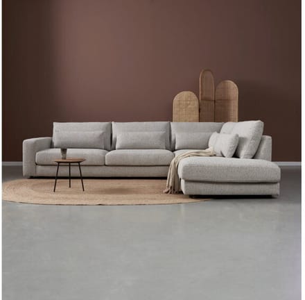 PEPP interiors Hoekbank COMO met ottoman rechts - Puente 09