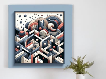 Kunstprint | Wanddecoratie | Dibond | 20 × 20 cm