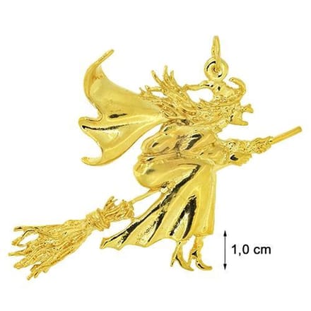 Blinx Jewels Vergulden Hanger Heks