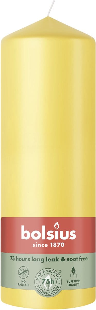 Bolsius Stompkaars 200/68 Sunny Yellow (1 stuk)