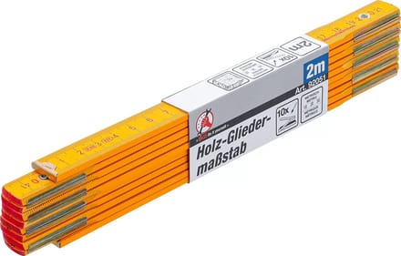 BGS Houten duimstok - 2 meter
