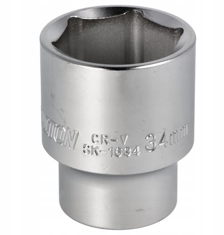 Dopsleutel 34 MM 3/4" CrV Staal - Honiton