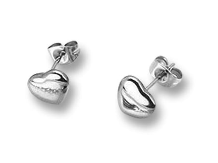 Amanto Oorbellen Emilia - 316L Staal - Hartje - 9x7mm
