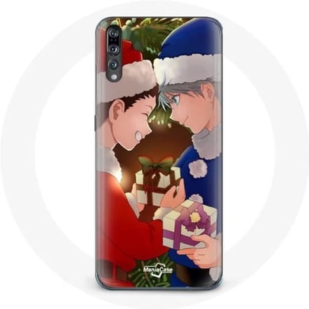 Coque pour Huawei P20 Hunter x Hunter Gon Freecss et Killua Zoldyck Christmas Day Anime Manga