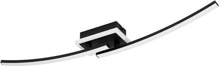 EGLO Lungolago Plafondlamp - LED - 74 cm - Zwart|Wit - Dimbaar