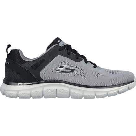 Skechers Track Ripkent heren sneakers grijs zwart
