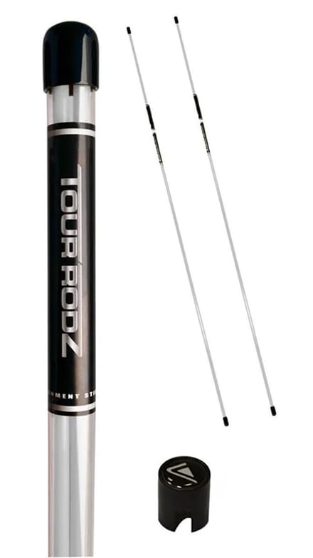 Longridge - Alignment Rodz Tour Sticks - Uitlijn Stokken - Golf Training balans, balpositie, putting en chippen - Wit
