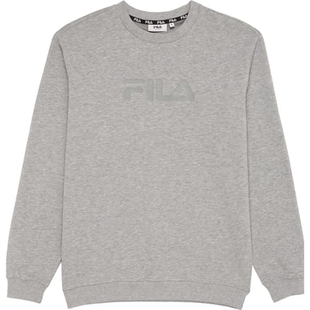 FILA Unisex Zanten Logo Crew Sweat Medium Grey Melange Größe: XL | Pullover Outlet | Unisex | Grau