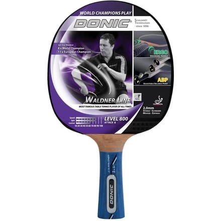 Donic Schildkröt Tafeltennisbat Waldner 800 Attack Zwart