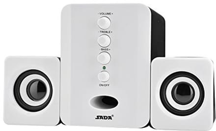2.1 bekabelde luidspreker met subwoofer voor PC en laptop - Beste geluidskwaliteit