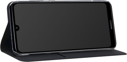 Bigben Connected, Hoesje geschikt voor Huawei Y7 - Folio, Zwart