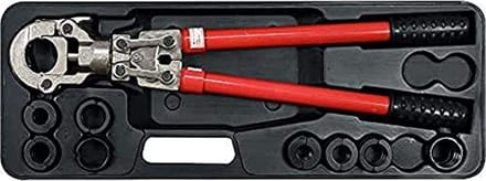 Yato YT-21735 HYDRAULIC HAND PRESS FOR PRESSING PEX-AL-PEX Fittingen WITH A SET OF 8 PIECES