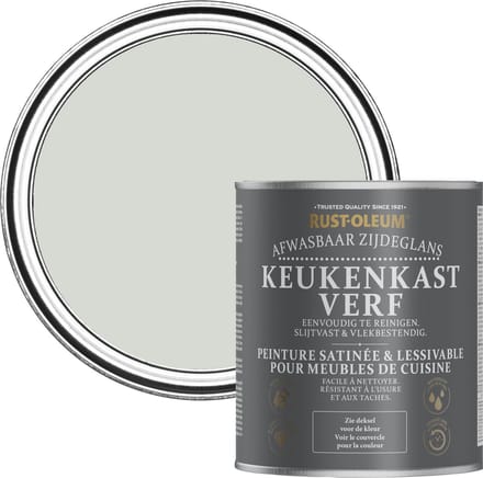 Rust-Oleum Grijs Keukenkastverf Zijdeglans - Wintergrijs 750ml