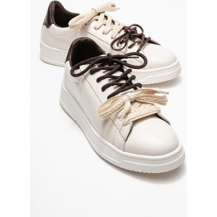Warron Leren Sneakers Dames