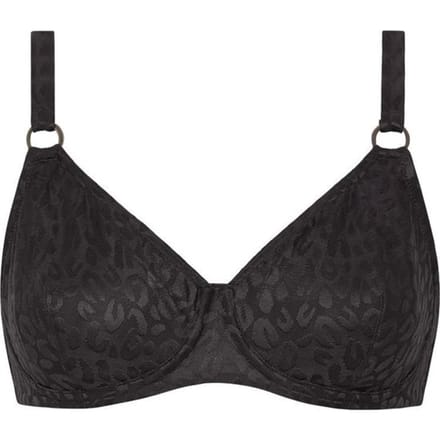 Beachlife - Maat 38F - Textured Leo Bikinitop met beugel Dames