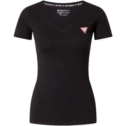 Dames-T-shirt met v-hals Guess Mini Triangle