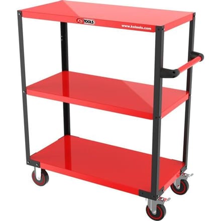KS Tools 890.0009 Servicewagen Plaatstaal Kleur (specifiek): Rood