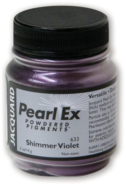 Jacquard Pearl Ex Pigment 14 gr Glimmend Violet knutselpoeder.