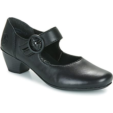 Rieker damesschoenen lage instappers 41756-00 zwart