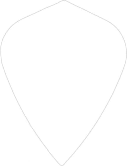 Poly Kite White - Dart Flights