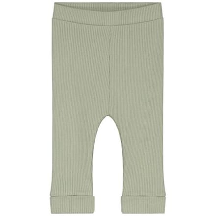 Prénatal newborn broek rib Pure Light Greenshade 50 unisex