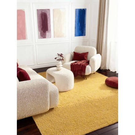 Ted Baker Ted baker notting hill soft polyester vloerkleed geel- 200x290 cm