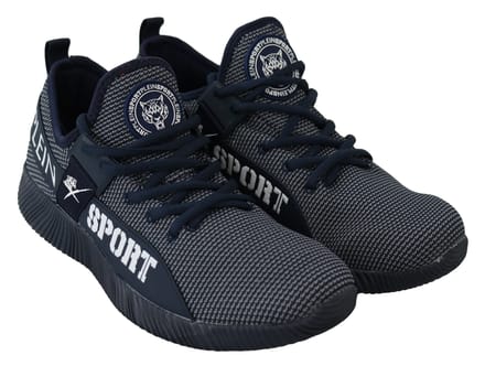 Plein Sport Heren Blauw Indaco Polyester Carter Sneakers Schoenen