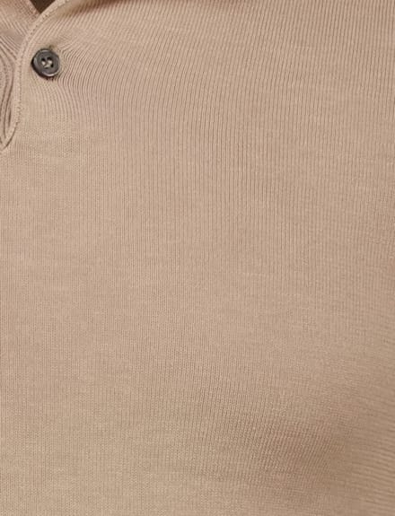 Born With Appetite poloshirt korte mouw bruin