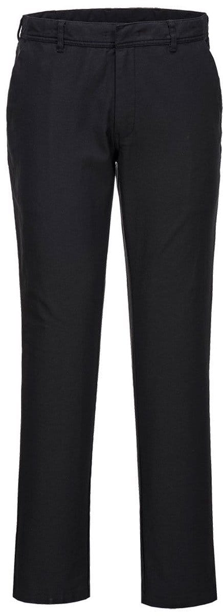 Portwest Stretch Slim Chino Broek S232 - Zwart - 42