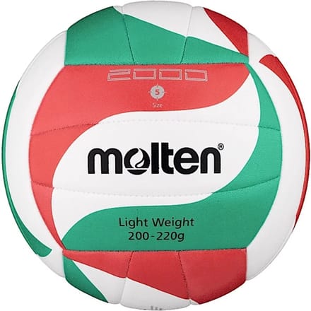 Molten V5M2000 Light Volleybal Kinderen - wit/groen/rood