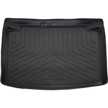 Tapis de coffre - TPE - Golf IV - 1997-2002 - Imperméable - Anti-dérapant - Noir noir