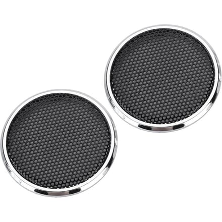 2 PCS 1 inch Audio Speakers Decoration Protective Grills Cover Steel mesh Case gray