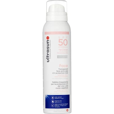 Ultrasun UV Gezichts- en Hoofdhuidnevel SPF50 150 ml
