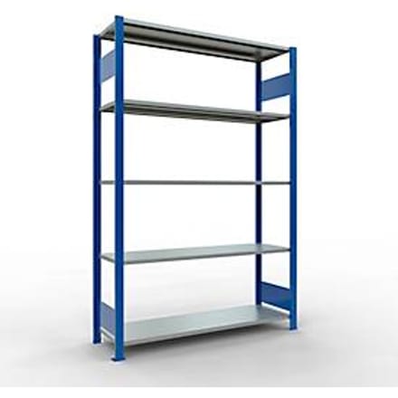 SCHULTE Lagertechnik - Boutloos basisrek - 2000x1300x400 mm, type 150 kg