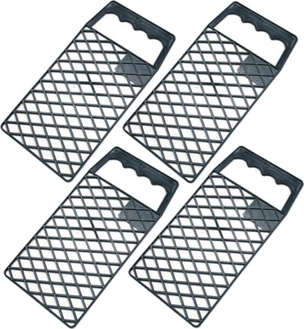 4x Veba Verfrooster Zwart 12x18cm  - Voordeelverpakking