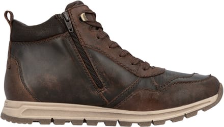 Hoge leren sneakers Kastanie
