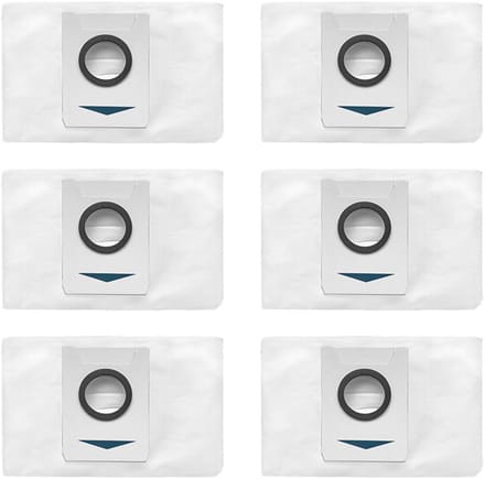 Stofzakken voor Ecovacs X1/X1S Pro/T10/T10S Pro/T20 Pro/T20 Max, 6-pack