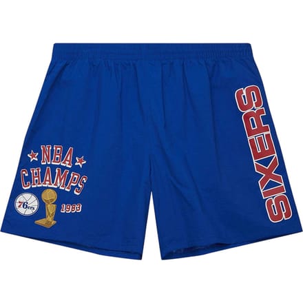 Mitchell And Ness NBA Philadelphia 76ers Heritage Korte Broek Blauw