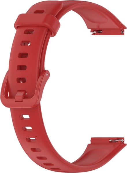 Siliconen bandje - geschikt voor Huawei Band 7 - rood