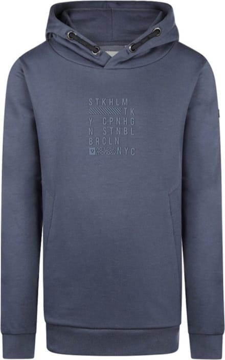 No Way Monday - Hoodie - Trui - Blauw - Maat 122