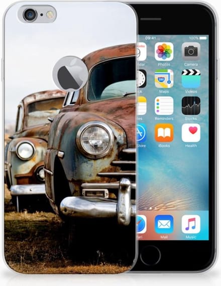 Apple iPhone 6 Plus | 6s Plus Siliconen Hoesje met foto Vintage Auto