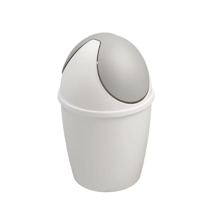 Sunware Tiglio tafelafvalbak - 1.5L - met swing deksel - wit/grijs