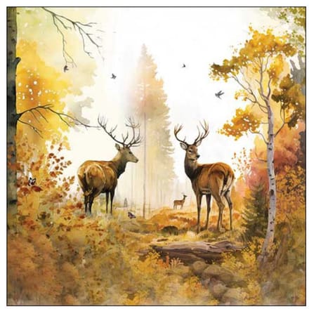 Ambiente Servetten 33cm Autumn forest