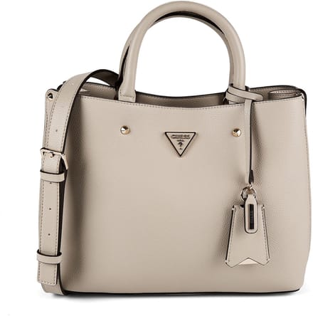 GUESS schoudertas Meridian II Girlfriend Satchel Light Taupe